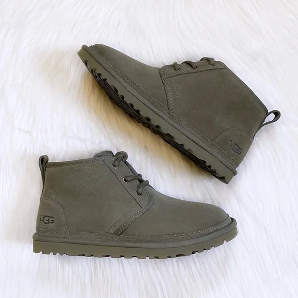UGG Women’s Neumel Burnt Olive Suede Chukka Boots - Picture 5 of 8